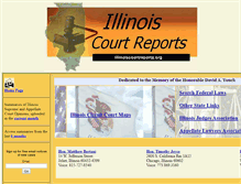Tablet Screenshot of illinoiscourtreports.org